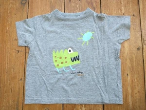 Kids Boys Lourdes Basic Crocodile T-shirt, Grey, Age 3 - VGC - Picture 1 of 3
