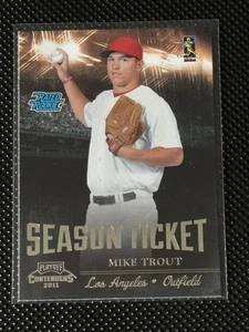 2011 Playoff Contenders Mike Trout Season Ticket Rated Rookie #17 - Picture 1 of 2