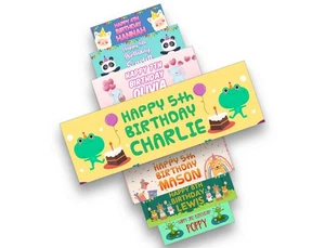 Personalised Birthday Banners Animal Design Children Party Decoration kids 347 - Picture 1 of 12