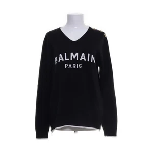 Balmain, Pullover, Größe: S, Schwarz, Acryl/Baumwolle, Print, Feinstrick #qzq - Bild 1 von 8