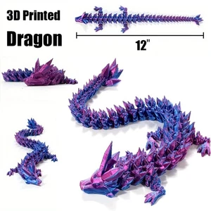Dragón Articulado PLA 12" Impreso en 3D Dragón Regalo de Navidad para Niño y Niña - Imagen 1 de 8