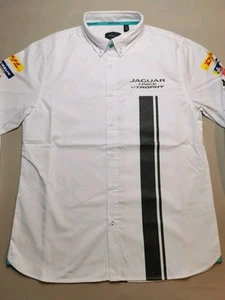 Jaguar Herren Größe LARGE I-PACE eTrophy Paddock Hemd NEU weiß durchgehender Knopfkragen - Bild 1 von 23