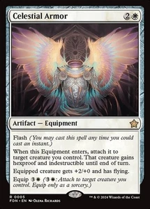 Celestial Armor x1 1x Foundations NM MTG - Picture 1 of 1