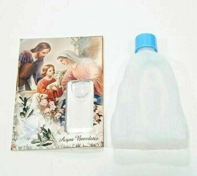 Acqua Santa  Benedetta Confezione Con Preghiera E Bottiglia Devozione • 1.50€