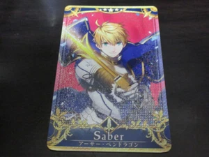 FGO Fate Grand Order Arcade Card Arthur Pendragon Saber Final FOIL - Picture 1 of 2