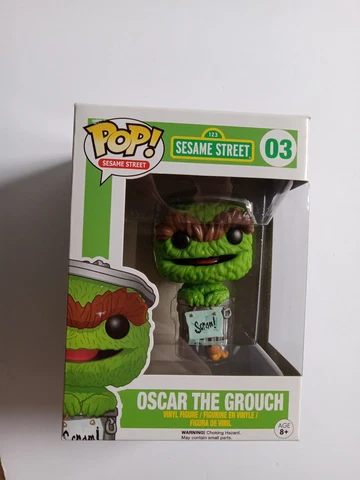 Funko POP! Television Sesame Street Oscar the Grouch #3 Vinyl Figure BRAND NEW Cover