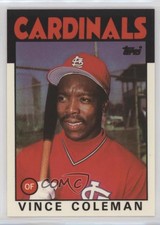 1986 Topps Collector's Edition (Tiffany) Vince Coleman #370 Rookie RC