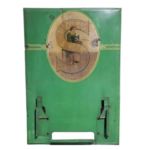 Raro calendario latta pubblicitario litografia versione spagnola macchina da cucire SINGER anni 40 - Foto 1 di 7