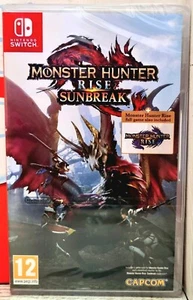MONSTER HUNTER RISE SUNBREAK NINTENDO SWITCH BASE+ESPANSIONE UK CON ITALIANO NEW - Imagen 1 de 4