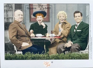 GUYANA I LOVE LUCY BRIEFMARKEN SS POSTFRISCH 2001 LUCILLE BALL DESI ARNAZ KOMIKER #3580 - Bild 1 von 1