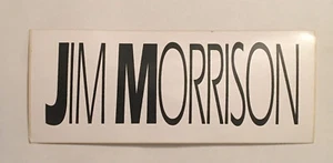 Jim Morrison rectangle sticker decal roughly 2.75"x3.75" circa 1990's - Picture 1 of 4