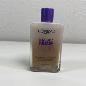 Loreal Magic Nude Liquid Powder Bare Skin Foundation (SPF18) Sun Beige 328 - Picture 1 of 3