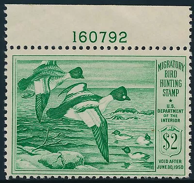 U. S. Scott #RW16 Fine Centering (Mint Never Hinged) Scott Catalog Value: $70.00 - Image 1 of 2