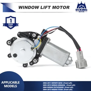 Window Motor For Infiniti QX56 & Nissan Armada Pathfinder Titan Front Left Side - Picture 1 of 24