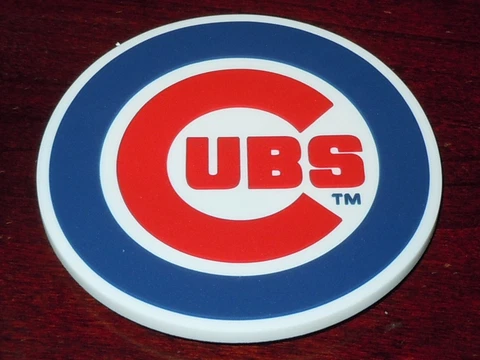 CHICAGO CUBS Vintage Large MLB RUBBER Baseball FRIDGE MAGNET Standings Board Cover