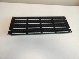 Panduit Data Patch CAT5 Patch Panel T568A Wired - Picture 1 of 8