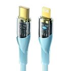 29W 6-Pin Type-C Charging Cable 1m for iPhone - Blue