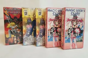 Anime VHS Lot Genesis Survivor Gaiarth, Parallel Dual Trouble & Magic Users Club - Foto 1 di 7