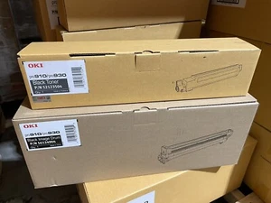 OKI Okidata Pro910 Pro930 Toner + Trommel 52123504 56124904 SCHWARZ Original OEM - Bild 1 von 2