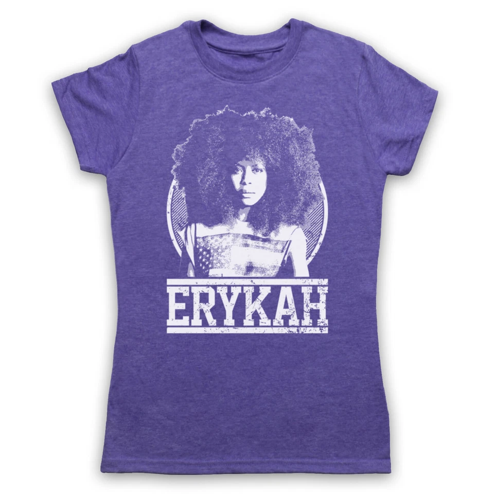 THE GUNS OF BRIXTON ERYKAH BADU TRIBUTE SOUL R&B FUNK SINGER DJ UNOFFICIAL MENS & WOMENS T-SHIRT