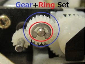 PC Engine CD-ROM2 CD ROM 2 Middle Gear + Ring - x3 Gear SET PCS - Japan Import - Imagen 1 de 4