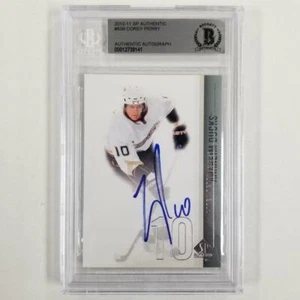 Corey Perry signed 2010-11 SP Authentic #83B Ducks Autograph ~ BAS BGS - Picture 1 of 1