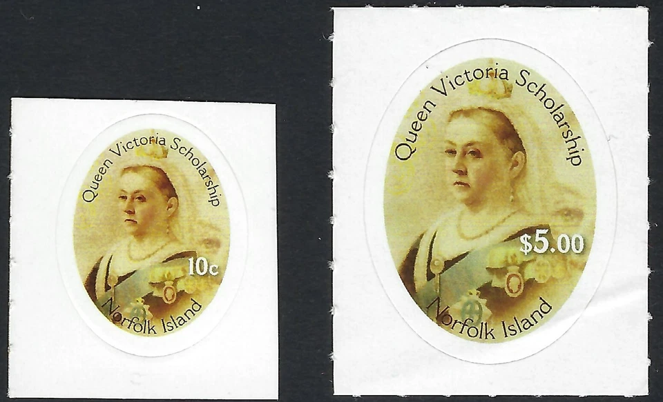 Norfolk Island SG# 990/91 2007 Queen Victoria Scholarship P&S conjunto de 2 como nuevo MUH Foto 1 de 1