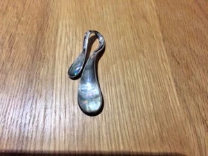 Pendentif - Nacre Grise Gris - Argent - 925/1000 - NEUF * - Picture 1 of 5