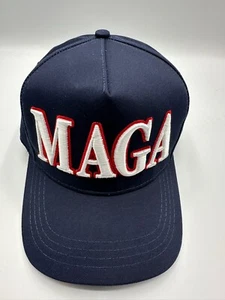 Rare OFFICIAL Cali-Fame MAGA 3D Trump Blue Made In America Trucker Hat One Size - Picture 1 of 7