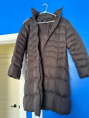 Nitro 冬季夹克,棕色,12 码,可拆卸连帽衫,二手   — 第 1/4 张图片