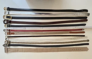 Damengürtel Konvolut, 1 x Aigner Original, L ca. 80 - 90 cm - Bild 1 von 7