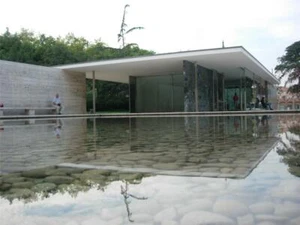 BARCELONA PAVILION GLOSSY POSTER PICTURE PHOTO spain architecture decor los 441 - Picture 1 of 1