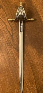 Vintage Sword Letter Opener With Ornate Handle With Bird Made In Spain - Picture 1 of 9