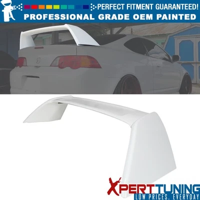 Fits 02-06 Acura RSX DC5 Type R Trunk Spoiler 3PC Painted #NH578 Taffeta White Foto 1 de 4