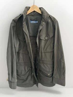 Chaqueta utilitaria Ralph Lauren para hombre talla mediana negra Foto 1 de 4