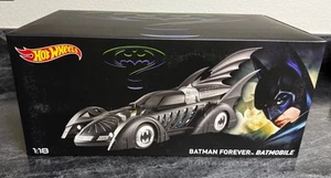 HOT WHEELS ELITE 1:18 Batman Forever Batmobile 2014 BLY43 - Picture 1 of 10