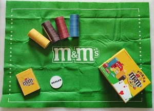 M&Ms Collectors Poker Set - Retro Gaming Geschenk - Alles außer den Süßigkeiten! VERSIEGELT - Bild 1 von 5
