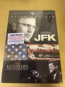 JFK Ultimate Collector's Edition 3-Disc DVD Set NEW 2008 The Kennedys Bonus Doc. - Picture 1 of 3