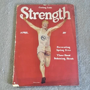Kraftmagazin 1928 April Band 13 #2 Sportler Sport Männer Gesundheit Antik RAR - Bild 1 von 19