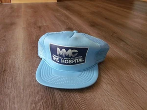 COLLECTIBLE BLUE MMC THE HOSPITAL ADJUSTABLE TRUCKER BASEBALL CAP - Picture 1 of 2