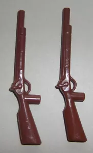 22186, 2x fucile, fucile (corsa corta), soldato, marrone - Foto 1 di 1
