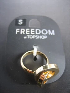 FREEDOM at TOPSHOP metal ring size 4 (small) - Picture 1 of 4
