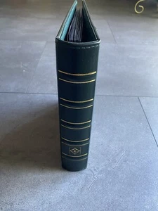Leuchtturm Ringbinder OPTIMA Classic „Europa“ Grün mit 12 Hüllen für Geldscheine - Bild 1 von 3