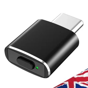 USB C Mouse Jiggler with Switch Button 3 Jiggle Modes Keep Computer/Laptop Awake - Picture 1 of 8