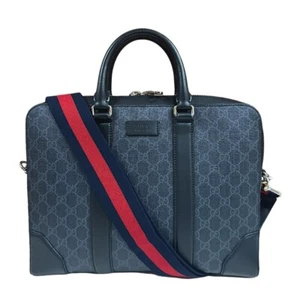 GUCCI Business bag 474135 GG Supreme Canvas 2WAY GG Supreme used - Picture 1 of 7