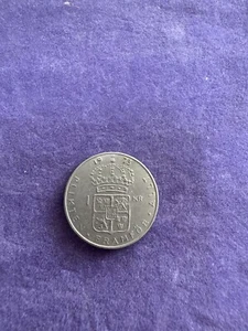 1973 Swedish 1 KR - Picture 1 of 2