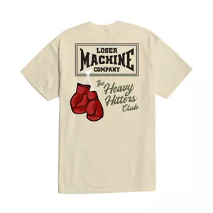 Camiseta Loser Machine para hombre en el anillo Stock camisetas crema - Imagen 1 de 2