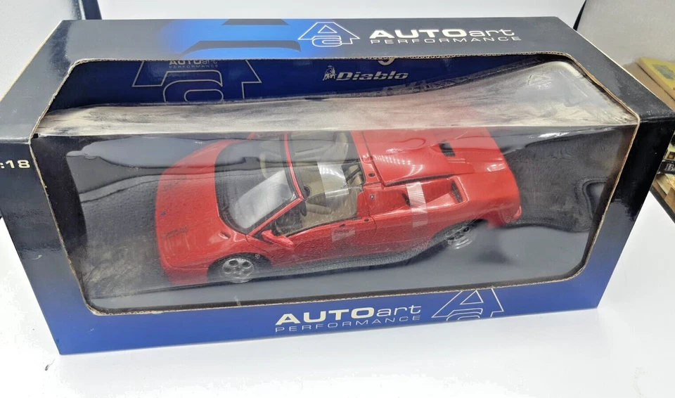Auto Art  1/18 Lamborghini Diablo Rossa BOX Gd16 - Immagine 1 di 1