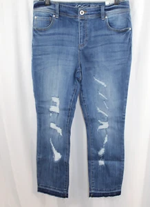 NWT INC International Concepts Womens Mid Rise Cropped Skinny Jeans 8 - Picture 1 of 6