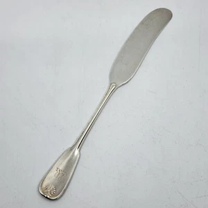 Antique Tiffany & Co. Sterling Silver Shell & Thread Butter knife - Picture 1 of 6
